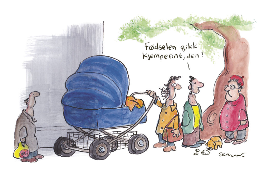 Tegning av Fredrik Skavlan